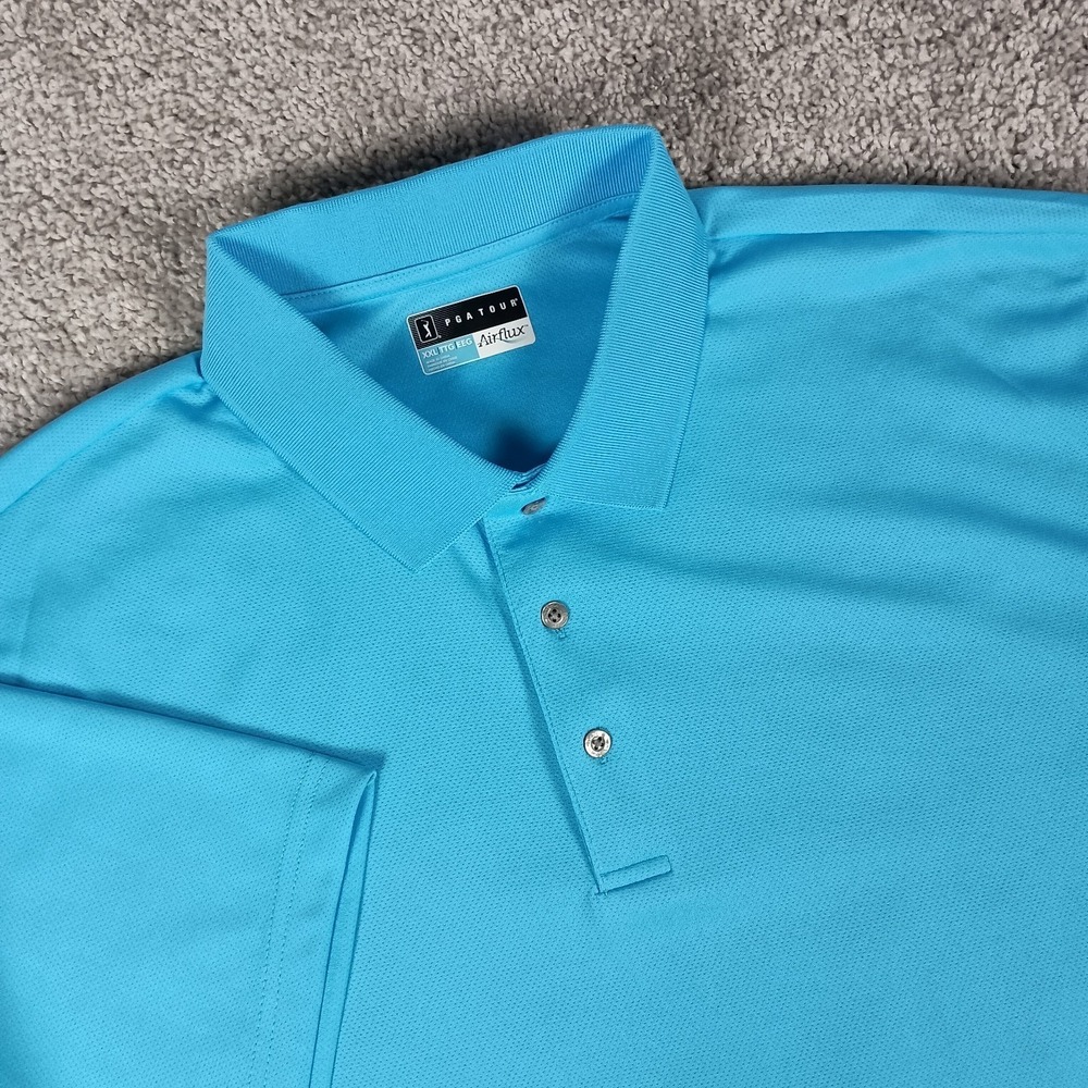 PGA Tour XXL Airflux Mesh Mens Golf Polo